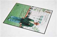 Sam Snead Signed G.W. Bartlett Company Photo Ad JSA ALOA