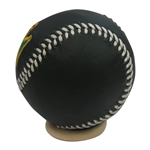 Masters Embroidered Dk Pine Leather Baseball w/White Laces