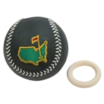Masters Embroidered Dk Pine Leather Baseball w/White Laces