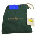 Masters Embroidered Dk Pine Leather Baseball w/White Laces