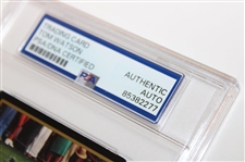 Tom Watson Signed 1981 Champions Of Golf The Masters Collection Card PSA Slabbed