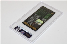 Tom Watson Signed 1977 Champions Of Golf The Masters Collection Card PSA Slabbed