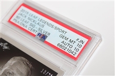 2015 Leaf Legends Of Sport '60 Silver Jack Nicklaus AUTO DNA 10/25 #JN PSA 10