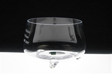 Paul Azinger's 2007 Ellis Hospital Skins Game Glass Bowl - June 25th - Player Gift