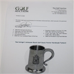 Paul Azinger's Anheuser-Busch Golf Classic Pewter Handmade Tankard