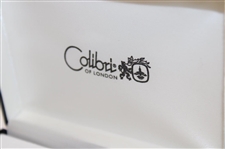 Paul Azinger's Colibri of London Gold Tone Cufflinks & Clips Set in Box