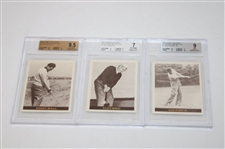 Twenty-Three (23) 1992 Famous Golfers Of The 40'S & 50'S Golf Cards Beckett