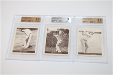 Twenty-Three (23) 1992 Famous Golfers Of The 40'S & 50'S Golf Cards Beckett