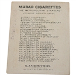 Murad Cigarette College Series Tobacco Golf Card W. V. U.