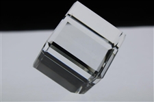 Undated State Farm Classic Glass Cube Paperweight - WGHoF Collection