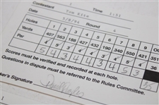 Kite, Sluman, Calcavecchia & Seven (7) others Signed 1994, 1998 & 1999 Bellsouth Classic Scorecards