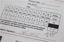 Kite, Sluman, Calcavecchia & Seven (7) others Signed 1994, 1998 & 1999 Bellsouth Classic Scorecards