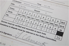 Kite, Sluman, Calcavecchia & Seven (7) others Signed 1994, 1998 & 1999 Bellsouth Classic Scorecards