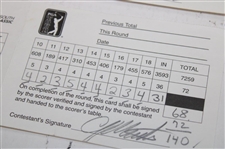 Kite, Sluman, Calcavecchia & Seven (7) others Signed 1994, 1998 & 1999 Bellsouth Classic Scorecards