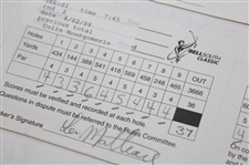 Kite, Sluman, Calcavecchia & Seven (7) others Signed 1994, 1998 & 1999 Bellsouth Classic Scorecards