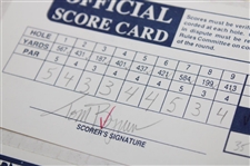 Sluman, Strange, Sutton & Seven (7) others Signed 1998 Buick Open Scorecards