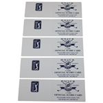 Sluman, Strange, Sutton & Seven (7) others Signed 1998 Buick Open Scorecards