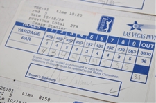 Calcavecchia, Tway, Stadler & Seven (7) others Signed 1998 Las Vegas Invitational Scorecards