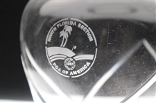 Brad Bryant's North Florida Section PGA of America Glass Vase
