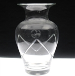 Brad Bryant's North Florida Section PGA of America Glass Vase