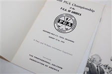 1969 & 1970 PGA Championship Press/Radio/TV Booklets -  NCR & Southern Hills - Floyd & Stockton Winners