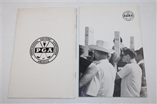 1969 & 1970 PGA Championship Press/Radio/TV Booklets -  NCR & Southern Hills - Floyd & Stockton Winners