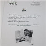 1969 & 1970 PGA Championship Press/Radio/TV Booklets -  NCR & Southern Hills - Floyd & Stockton Winners