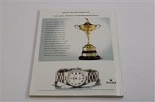 1999 Ryder Cup at The Country Club Program