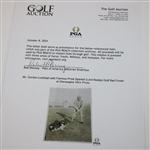 Mr. Gordon-Lockhart with Famous Prize Spaniel (Lord Reddy) Golf Ball Finder at Gleneagles Wire Photo