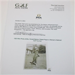 1923 Wire Photo of Mrs. Ronald Barlow 'Oldest Player in Women's National Golf Tourney'