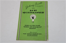 1929 'Johnny Farrell On Golf Sportsmanship' Booklet