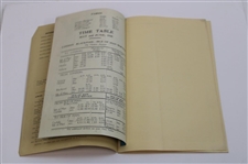 1935 English Golf Union Intl. Matches at Royal Lytham Wednesday Order of Play Program