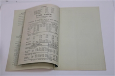 1935 English Golf Union Intl. Matches at Royal Lytham Thursday Order of Play Program