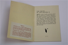 Undated '20 Golf Arguments and The Correct Rulings' Booklet by The Burke Golf Company