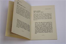 Undated '20 Golf Arguments and The Correct Rulings' Booklet by The Burke Golf Company