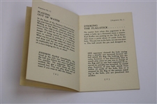Undated '20 Golf Arguments and The Correct Rulings' Booklet by The Burke Golf Company