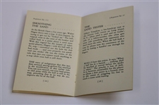 Undated '20 Golf Arguments and The Correct Rulings' Booklet by The Burke Golf Company