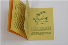 1952 'Are You A Gope Or A Golfer' Booklet