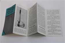 Undated 'What This Country Needs' De Luxe & Standard Models Brochure by Burke Golf Co.