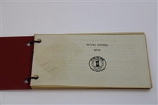 1951 'Five In One Golf Score Analysis' Booklet by E. Dyson