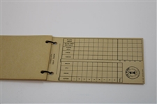 1951 'Five In One Golf Score Analysis' Booklet by E. Dyson