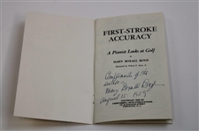 1959 'First Stroke Accuracy A Pianist Looks at Golf' Booklet by Mary Boxall Boyd Signed By Author