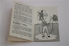 1959 'First Stroke Accuracy A Pianist Looks at Golf' Booklet by Mary Boxall Boyd Signed By Author