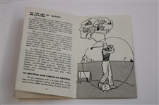 1959 'First Stroke Accuracy A Pianist Looks at Golf' Booklet by Mary Boxall Boyd Signed By Author