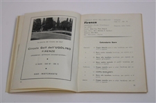 1950 'A.G.I. Associazione Golfistica Italiana' Golf In Italia Booklet