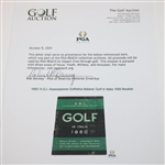 1950 'A.G.I. Associazione Golfistica Italiana' Golf In Italia Booklet