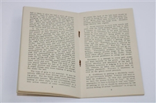 1935 'Golf Putting' Booklet by Lawyer & Ex Mayor of Indianapolis L. Ert. Slack to Otto Probst
