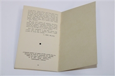 1935 'Golf Putting' Booklet by Lawyer & Ex Mayor of Indianapolis L. Ert. Slack to Otto Probst