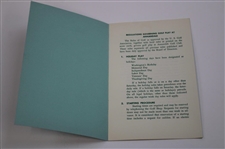 1957 'Regulations Governing Golf Play at Annandale' Golf Club Booklet