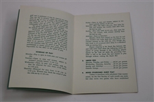 1957 'Regulations Governing Golf Play at Annandale' Golf Club Booklet